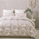 New Anthropologie Embroidered Floral Jacquard Cotton Bedding Duvet & Sham Set. Fixed Price $144.00.