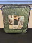 Madison Park Harper Quilt Set Velvet Casual Geometric Stitching Full/queen. Fixed Price $69.27.