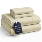 Casa Platino Cooling King Bed Sheets 4 Piece Set, Prewashed Ultra Soft Micr.... Fixed Price $43.96.