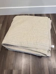 West Elm Airy Cotton Voile Solid Quilt - Full/queen Sand. Fixed Price $90.00.
