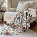Angelica Off-white Quilted Throw Levtex Home. Fixed Price $54.99.