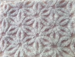 Pink & White Daisy Vtg Chenille Bedspread Fabric, Sewing Quilt Material 18X24". Fixed Price $34.00.